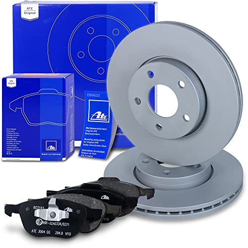 ATE Bremsenset Vorderachse inkl. Bremsscheiben vorne Ø 278 mm belüftet und Bremsbeläge vorne Kompatibel mit FORD C-MAX (DM2), FOCUS C-MAX (DM2), FOCUS Mk2, VOLVO C30 (533))