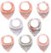 Baby Dreieckstuch Lätzchen für mädchen 8 pack, Halstuch bio - baumwolle, weich und absorbierenden, hypoallergene blaue baby halstuch sabber leibchen geschenkset für babys, kinder, säuglinge
