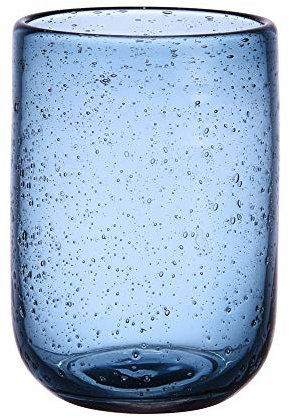 Table Passion - Gobelet Perla Bullé 25 cl bleu (lot de 6)