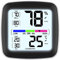 infactory Hygro Thermometer: Digitales Präzisions-Thermo-/Hygrometer mit LCD-Display, kalibrierbar (Raumthermometer mit Hygrometer, Elektronisches Thermo-Hygrometer, Kühlschrank)