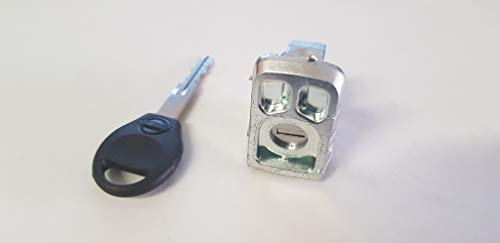 YUCHEN Cilindretto Serratura Porta Anteriore Sinistra per Qashqai e +2 J10 Nottolino Blocchetto con Chiave