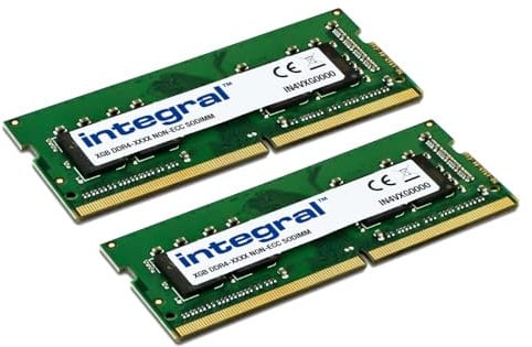 Integral RAM 32GB kit (2x16GB) DDR4 3200MHz (or 2933MHz, 2666MHz & 2400MHz) SODIMM Laptop Notebook MacBook Memory