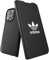 adidas iPhone 13 Pro 6.1 Case, Shockproof Raised Edges Original Book Case - Black