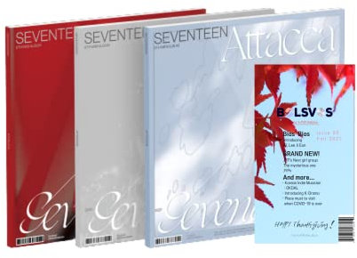 SEVENTEEN - Attacca (9th Mini Album) [Random ver.] 1 Album+BolsVos K-POP Webzine (20p), Decorative Stickers, Photocards