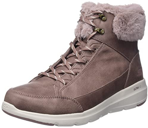 Skechers Glaciale Ultra, Stivaletto Donna, Viola, 40 EU
