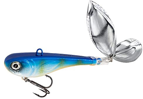 FISHN®Grumpy Spinner, Jig Spinner – Köder, Kunstköder zum Angeln auf Hecht, Dorsch, Barsch, Forelle und Zander