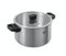 Kuhn Rikon Locarno Casserole Pot, 24cm/6L Oven Safe Stainless Steel Pan. Dishwasher Safe Cooking Pot with Glass Pan Lid. Casserole Dish for Induction Hobs - Lifetime Kuhn Rikon Cookware Guarantee