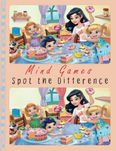 Mind Games - Spot the Difference: Spot Hidden Pictures Puzzles Books