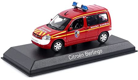 NOREV CIT Berlingo Feuerwehrleute, 2004-1/43, Rot/Weiß, Rot/Weiß