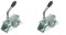 Maypole 424 48mm Split Clamp -silver/Black (Pack of 2)