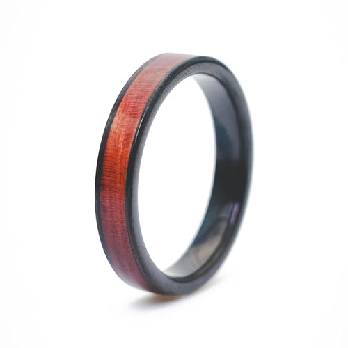 fablano Holzring Schwarz, 62 (19.7mm)