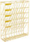GRFIT Schreibtisch Briefablage Dokumentenablage Metallmagazin Zeitungsständer Hanging Wall File Organizer, 5 Slot Wire Metall Wandmontierter Dokumentenhalter for Büro Home, Gold Dokumentenablage