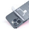 KNOXS 3 Stück Hinten Folie für iPhone 15 Pro, Weiches Hinten Schutz PVC Rückseitige Matte Textur Anti-Fingerabdruck Anti-Kratzen iPhone 15 Pro Hinten Schutzfolie -Transluzent