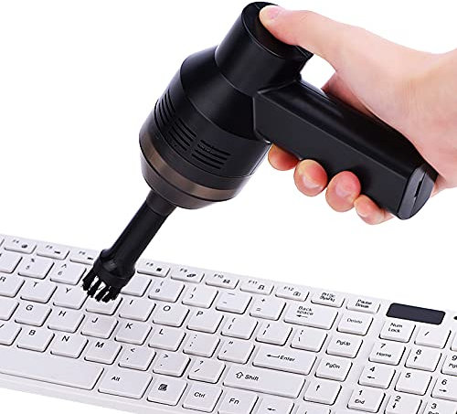 Topyond Portable Mini Handheld Rechargeable Keyboard Vacuum Cleaner,Desktop Vacuum Vleaner,Powerful Cleaning for Laptop Desktop PC