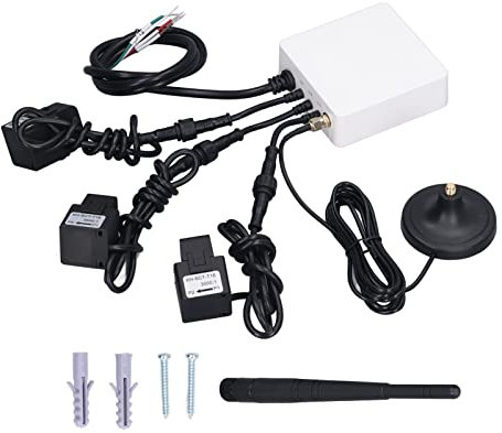 Smart Energy Monitor, WiFi Smart Home Energy Monitor 3 Phasen Smart Electricity Monitor mit 3 Stück 200A Flüssigkeitsstandsensoren