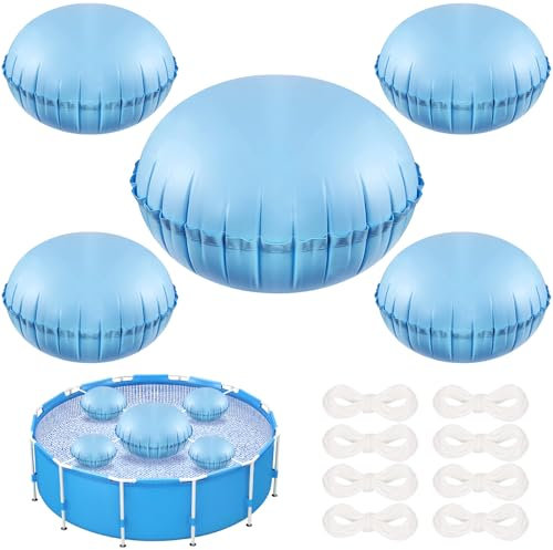 HOMSHIAM 4+1 kombinierte Poolkissen für oberirdische Pools, 1,5 m + 1,2 x