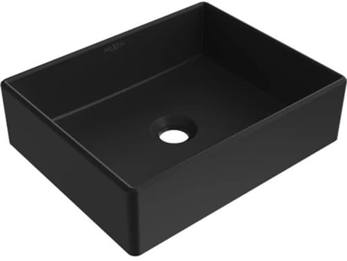Mexen Goya 22184085 - Fregadero de baño, color negro mate