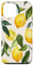 Cute Vintage Pattern Graphic (Lemon) Hülle für iPhone 12 mini, Schutzhülle aus Polycarbonat und TPU, Gelb, Einzigartiges Design mit Vintage-Muster und Obst-Illustrationen