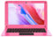 TOPOSH Mini laptop adorabilmente da 10,1 pollici per bambini, studenti e viaggiatori - multilingue, include adesivi per tastiera, 8GB di RAM, 128GB di SSD, compatibile con Win10, CPU Intel - Rosa.