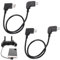 Qtksceadlnce 2Pcs Remote Control Data Cable, 90 Degree Micro USB to Type-C Cable Micro USB to Micro USB Cable Controller Extension Cord compatible with Mavic Pro Platinum Mavic Pro RC Accessories