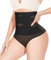 KUMAYES Guaina Contenitiva Donna Perizoma Contenitivo Modellante Intimo Vita Alta Thong Dimagrante Mutande Pancera Pancia Piatta Senza Cuciture (Nero, S)