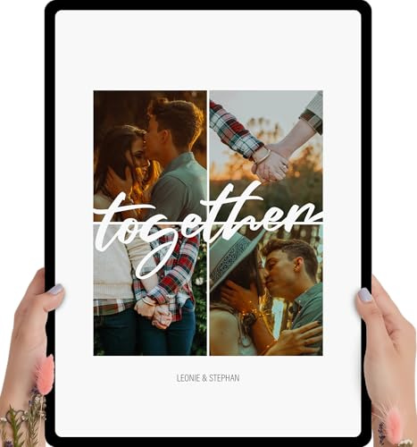 Freundin Geschenk - Zusammen Holzbild Foto Geschenk personalisiert - Ich Liebe Dich Geschenke, Valentinstag Geschenke Männer, Zeichnungen, Geschenkideen Für Frauen, Partner Geschenke Für Ihn