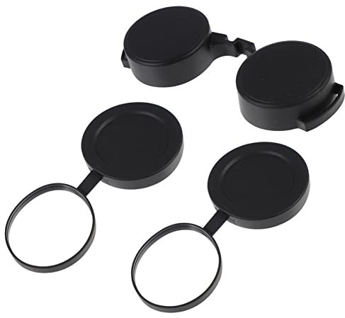 Warmhm 3pcs Binocular Objective Lens Caps Rubber Covers Telescope Objective Lens Cover Telescope Supply