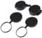 Warmhm 3pcs Binocular Objective Lens Caps Rubber Covers Telescope Objective Lens Cover Telescope Supply