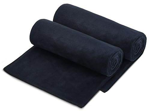 Starvortex 2er Pack Sporthandtuch Fitnessstudio, 100 x 50cm Gym Handtuch | Hautfreundliche Mikrofaser Handtuch, Saugfähiges Schnelltrocknendes Sporthandtuch, Mikrofaser Handtücher für Reisen Fitness