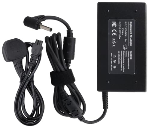 Lushtower 120W Laptop Charger for MSI Cyborg 15 A13VE A13VF, Thin GF63 12VE 12VF GV15 GF63 10/11/12th Gen, MS-16R5 MS-16R6 MS-16R7 MS-16R8, Summit E16 Flip A13V, A17-120P2A Power Supply 4.5x3.0mm