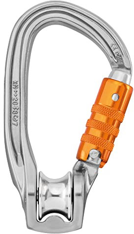 Petzl, PULLEY ROLLCLIP Z TRIACT-LOCK, gray/orange, UNI, P75 TL