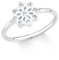 s.Oliver Damen-Ring So Pure Blume Blüte 925 Sterling Silber rhodiniert