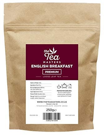 The Tea Masters Loose Leaf Tea - English Breakfast - Premium (1x250g)