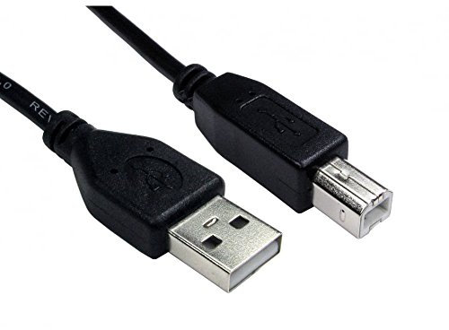1m USB 2.0 A to B Cable ~ Premium Quality ~ High Speed ~ 480Mbps ~ For Epson, HP, Canon, Lexmark & Oki USB Printers
