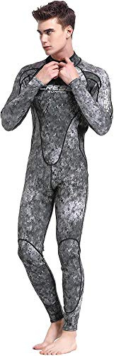 Cressi Summer Man, Muta Monopezzo Neoprene Ultrastretch Uomo, Grigio (Mimetico), XXXL