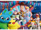 Clementoni 27276 Supercolor Toy Story 4 – Puzzle 104 Teile ab 6 Jahren, buntes Kinderpuzzle mit besonderer Leuchtkraft & Farbintensität, Geschicklichkeitsspiel für Kinder