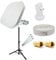 Premium X SAT-Anlage Flat43 Flachantenne Single LNB Dreibein-Stativ Tripod 10m Antennen-Kabel 2X F-Stecker