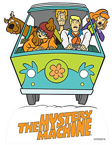 Star Cutouts SC1404 Scooby-Doo Mystery Machine Van Cardboard Cutout 93cm – Cartoon Party Decoration & Kids Event Display