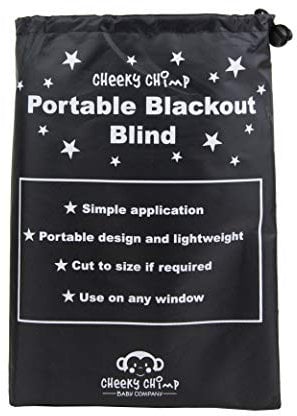Blackout Blinds Curtains - Portable Easy Fit, Stick On Day & Night Magic Blind - Temporary Blinds For Windows - Travel Kids Cut To Size - Doors, Patio, Small & Large Windows