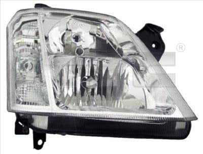 TYC Scheinwerfer H1/H7 Ohne Stellmotor Kompatibel mit Opel Meriva A X03 03-10