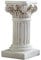 Dickly Römische Säule Statue Figur Weißer Sockelständer für Wohnzimmerdekoration