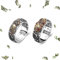 choice of all Pixiu Ring Feng Shui Ring für Damen und Herren, buddhistisches Herz, Sutra-Ring, Öffnung, verstellbares Mantra-Amulett, Schutz, Reichtum, Glücksring, Geschenk für Männer, Sutra-Ring,