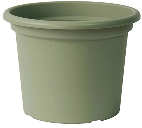 Euro3plast Geo Blumentopf 50 cm Ø rund aus Kunststoff in Rosmarin 1980.L4