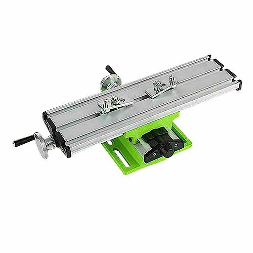 Table croisée - Perceuse d'établi - 310 x 90 mm - Multifonction - Table de travail - Table de travail - Table de fraisage - Table de coordonnées - X-Y