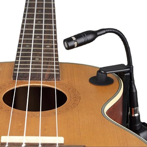 DAZZLEEX Micrófono de instrumento musical de 4 pines para guitarra inalámbrica para Shure para tocar guitarra acústica