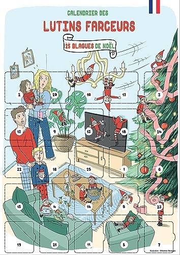 Adventskalender Wichtel - 25 Weihnachtswitze - Adventskalender Kinder ab 2 Jahren und Familie