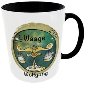 Tasse personalisiert // Tasse Sternzeichen Waage