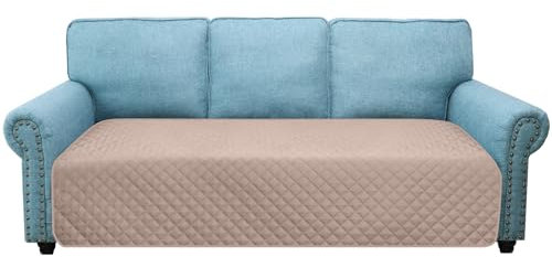 Granbest Wasserabweisend Sofabezug 3 Sitzer rutschfeste Sofaschutz, Waschbare Couchbezug für Kinder, Haustiere, Hunde, Katzen Sofa Kissenbezug Vier Jahreszeiten Universell (3-Sitzer, Hellrosa)