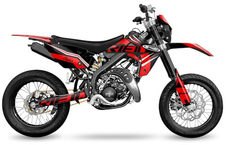 Arider Dekor (Aufkleber) für Rieju MRT 50/125 (2009-2021) | Tri Edition (Rot)