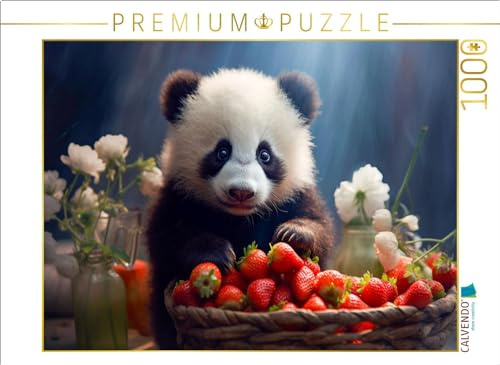 CALVENDO Puzzle ... und die Erdbeeren | 1000 Teile Lege-Größe 64 x 48 cm Foto-Puzzle für glückliche Stunden